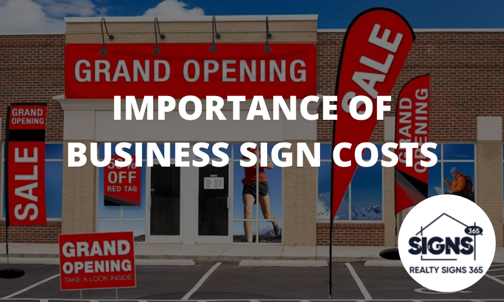 business signs cost